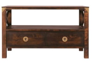 Stolik Drewniany RTV Balmoral Laura Ashley Kasztan 89x50x56,5cm