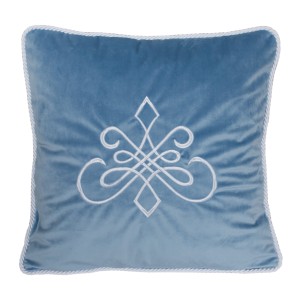 Poduszka Haftowana Dekoracyjna Velvet Ornament V - Różne Kolory Tkanin