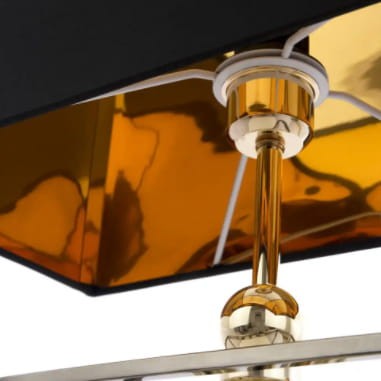 Lampa Stołowa Stellare Złoto, Czarny 41x22x64cm 5