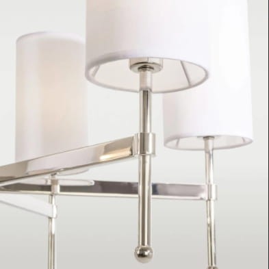 Lampa Sufitowa, Wisząca Radiso Nikiel 70x70x39cm 3