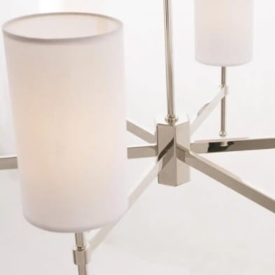 Lampa Sufitowa, Wisząca Radiso Nikiel 70x70x39cm 5