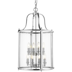 Lampa Sufitowa, Wisząca Ventalio V Chrom 43x43x76cm