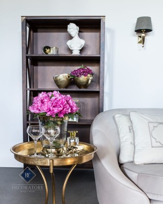 Regał Drewniany na Książki Balmoral Laura Ashley Kasztan 90x35x176cm 5