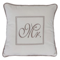 Poduszka Haftowana Dekoracyjna dla Niego - Różne Kolory Tkanin