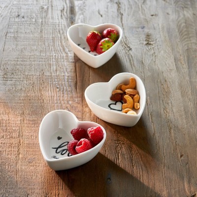 Zestaw Trzech Miseczek Lovely Heart Riviera Maison 2