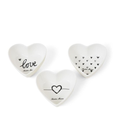 Zestaw Trzech Miseczek Lovely Heart Riviera Maison 3
