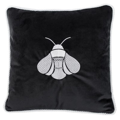Poduszka Haftowana Dekoracyjna Insect - Różne Kolory Tkanin 2
