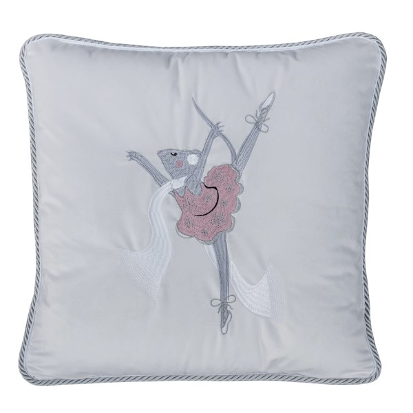 Poduszka Haftowana Dekoracyjna Winter Princess - Różne Kolory Tkanin