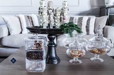 Poduszka Haftowana Dekoracyjna Velvet Premium Design w Pasy - Różne Kolory Tkanin 6