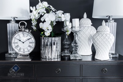 Świeca Biała Lene Bjerre L 5