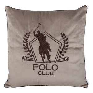 Poduszka Haftowana Dekoracyjna Polo Club - Różne Kolory Tkanin