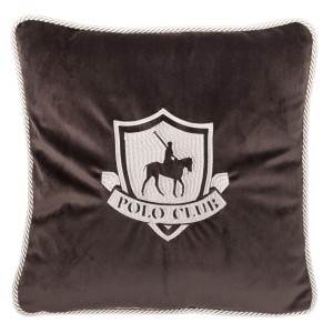 Poduszka Haftowana Dekoracyjna Polo Club - Różne Kolory Tkanin
