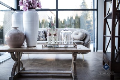 Regał Drewniany na Książki Balmoral Laura Ashley Kasztan 90x35x176cm 7