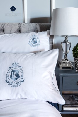 Stolik Nocny Drewniany Henshaw Laura Ashley Niebiesko-Szary 50x40x60cm 9