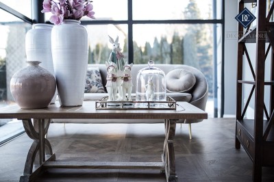 Stolik Kawowy Avola Dąb Bielony 127x71x47cm 12