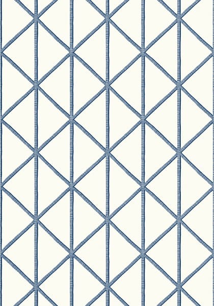 Tapeta Thibaut Box Kite Biel, Granat