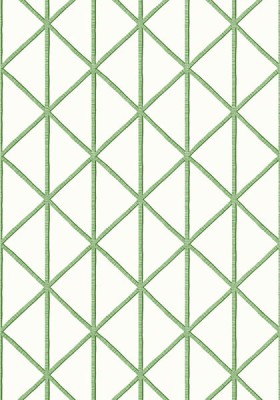 Tapeta Thibaut Box Kite Biel, Zieleń 2