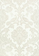 Tapeta Thibaut Passaro Damask Perła, Biel