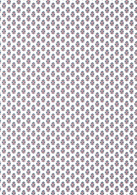 Tapeta Thibaut Anna French Julian Granat, Czerwień, Biel 2