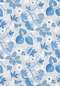 Tapeta Thibaut Anna French Indienne Hazel Niebieska