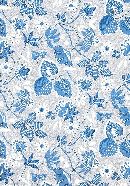 Tapeta Thibaut Anna French Indienne Hazel Niebieska