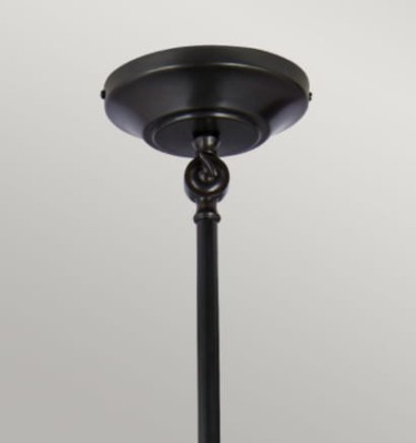 Lampa Sufitowa, Wisząca Provence S Brąz 30x30x18cm 3