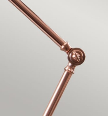 Lampa Stołowa Provence Miedź 28x22x66cm 4