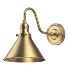 Kinkiet Provence Mosiądz 21x21x27cm