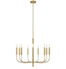 Lampa Sufitowa, Wisząca Brioni Mosiądz 76x65cm