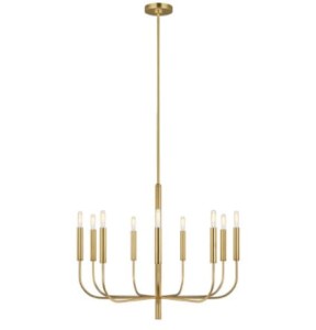 Lampa Sufitowa, Wisząca Brioni Mosiądz 76x65cm