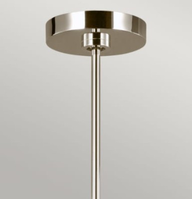 Lampa Sufitowa, Wisząca Brioni Nikiel 76x65cm 3