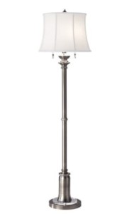 Lampa Podłogowa Wilington Nikiel Wys. 156cm