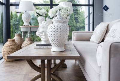 Stolik Kawowy Avola Dąb Bielony 127x71x47cm 3