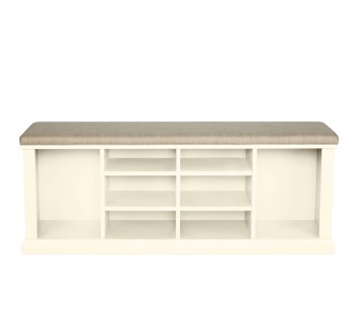 Szafka Drewniana na Buty Dorset Laura Ashley Biała 120x46x55cm 2