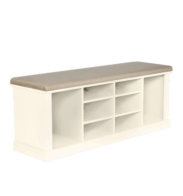 Szafka Drewniana na Buty Dorset Laura Ashley Biała 120x46x55cm 3