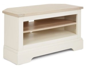 Szafka Drewniana RTV Dorset Laura Ashley Biała 90x45x51cm