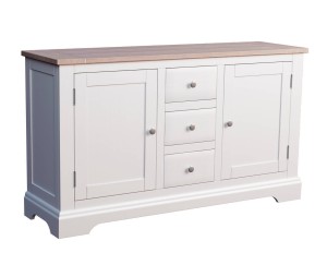 Komoda Drewniana Dorset Laura Ashley Biała 153x45x88cm