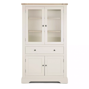 Witryna Drewniana Dorset Laura Ashley Biała 110x40x190cm