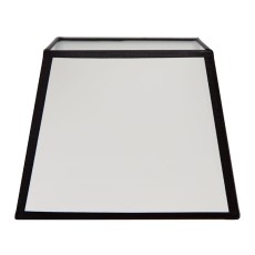 Abażur Chanel  Biało-Czarny 20x15x13cm