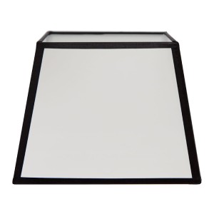 Abażur Chanel  Biało-Czarny 20x15x13cm