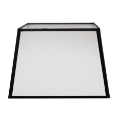 Abażur Chanel  Biało-Czarny 25x20x17cm