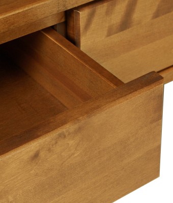 Regał Drewniany na Książki Potrójny Balmoral Laura Ashley Miodowy 191x35x177cm 3