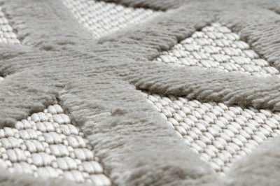 Dywan Santi Sznurkowy Geometryczny Beżowy - Różne Rozmiary 10