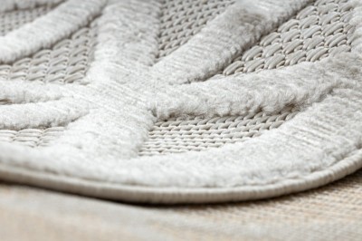 Dywan Santi Sznurkowy Geometryczny Beżowy - Różne Rozmiary 13