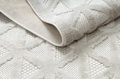 Dywan Santi Sznurkowy Geometryczny Beżowy - Różne Rozmiary 6