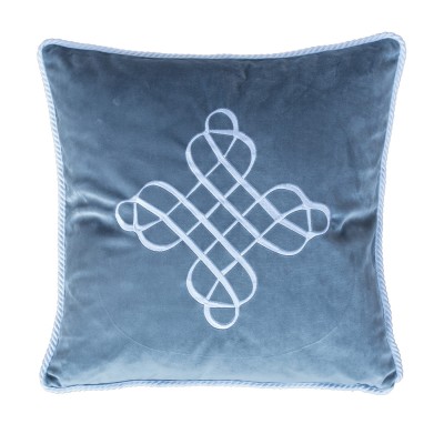 Poduszka Haftowana Dekoracyjna Velvet Ornamento I - Różne Kolory Tkanin 2