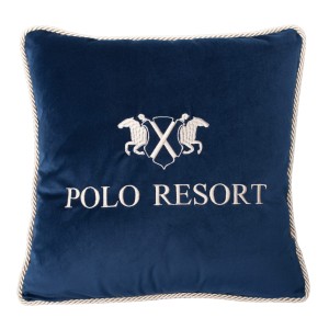 Poduszka Haftowana Dekoracyjna Polo Resort - Różne Kolory Tkanin
