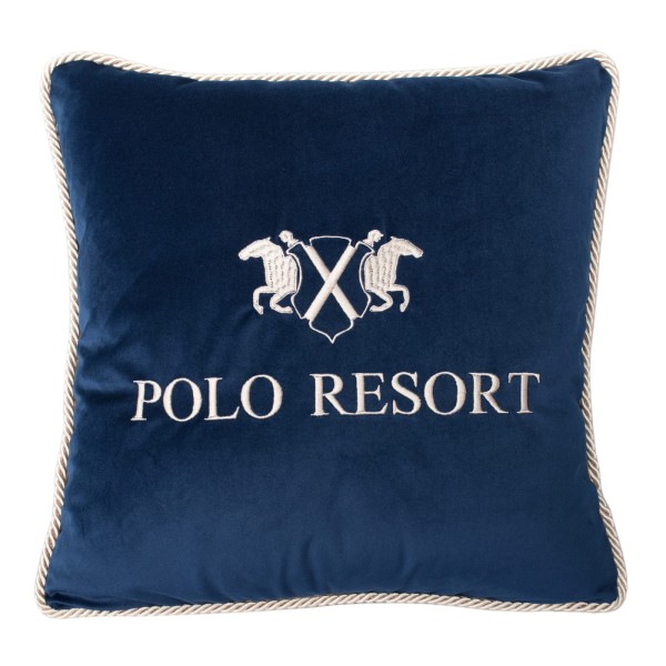 Poduszka Haftowana Dekoracyjna Polo Resort - Różne Kolory Tkanin