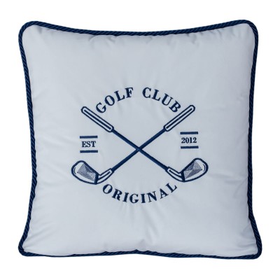 Poduszka Haftowana Dekoracyjna Golf - Różne Kolory Tkanin 2