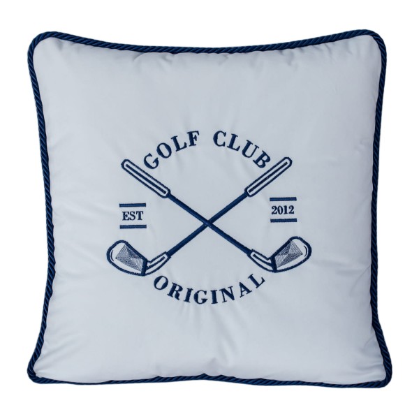 Poduszka Haftowana Dekoracyjna Golf - Różne Kolory Tkanin